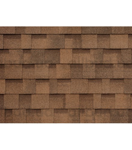 Битумная черепица IKO Cambridge Dual brown ultra