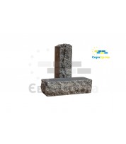 Кирпич Тычковой Скала полнотелый Черный