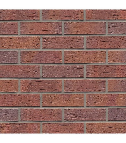 Клинкерный кирпич NF 04 R Rotbraun-bunt rustik, Muhr Klinker