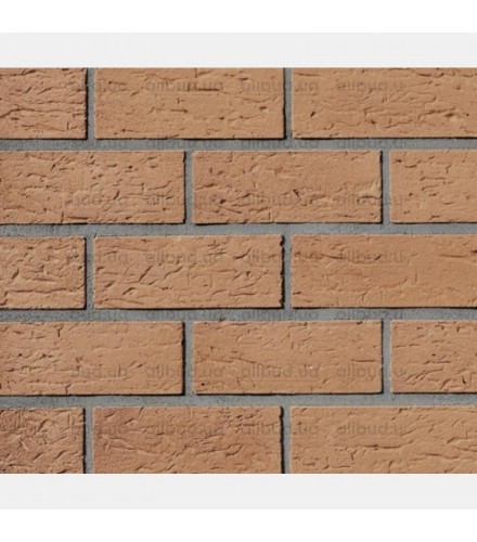 Клинкерный кирпич NF 06 R Hellbraun-bunt rustik, Muhr Klinker