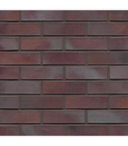 Клинкерный кирпич NF 10 Violettblau geflammt glatt Muhr Klinker