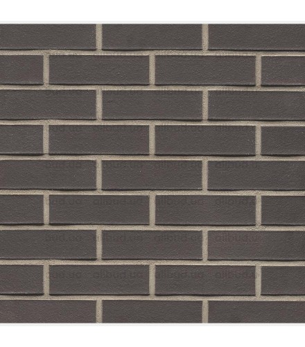 Клинкерный кирпич NF 05 Eisenschmelz schwarzbraun glatt, Muhr Klinker