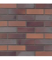 Клинкерный кирпич NF 12 Blaurot-bunt flatt, Muhr Klinker