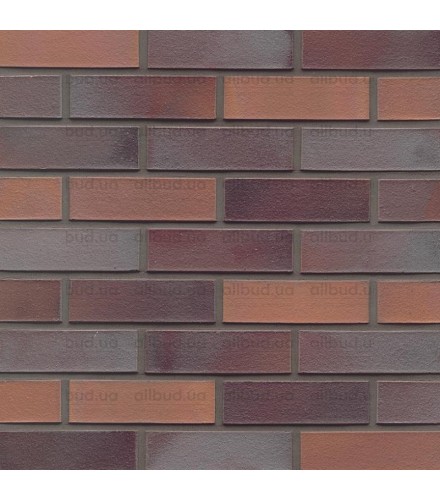 Клинкерный кирпич NF 12 Blaurot-bunt flatt, Muhr Klinker