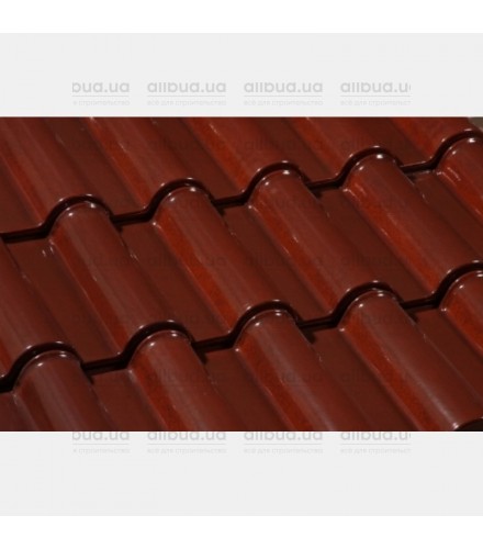 Рядовая черепиця GLAZED BROWN