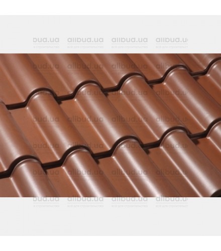 Рядовая черепиця MEDITERRANEAN BROWN