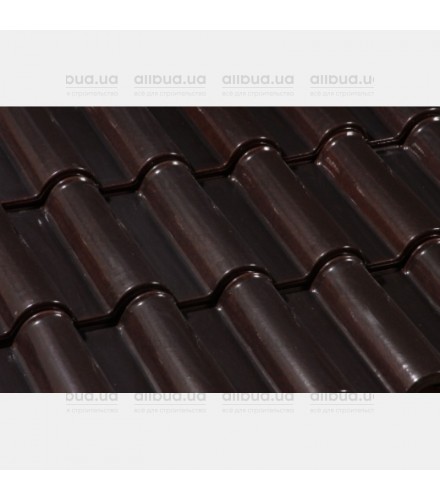 Рядовая черепиця GLAZED BLACK