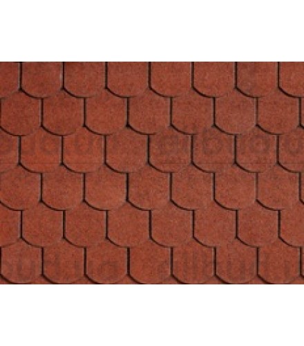 Битумная черепица IKO Victorian Tile red