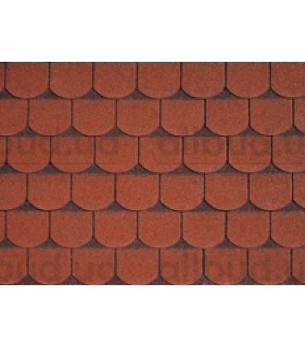 Битумная черепица IKO Victorian Tile red ultra