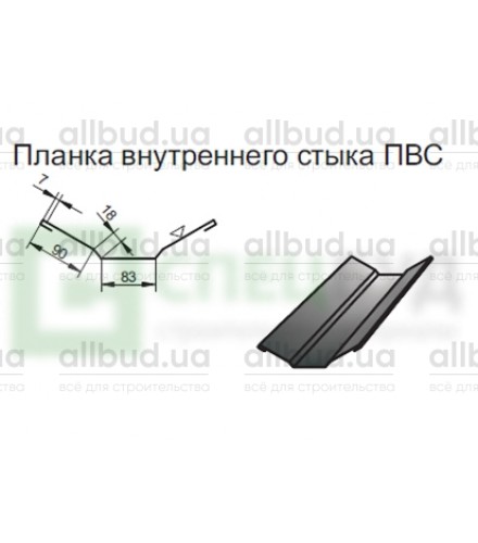 Планка внутреннего стыка ПВС