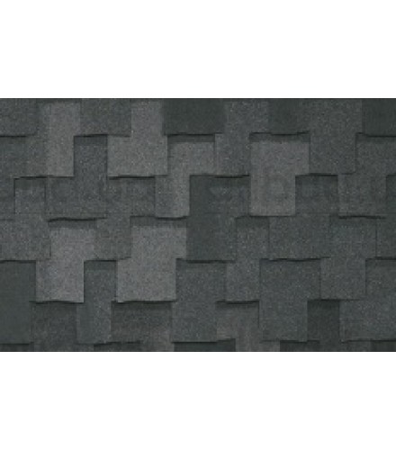 Битумная черепица IKO Armourshake Shadow black