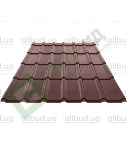Металлочерепица Ruukki Decorrey RR 29 Красный