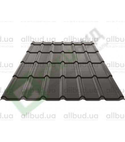 Металлочерепица Ruukki Decorrey RR 32 Темно-коричневый