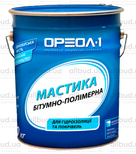 Мастика Ореол-1 Кровельная битумно-полимерная (аналог ТН №21) 20 кг
