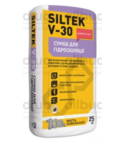 Смесь для гидроизоляции Siltek V-30 (Силтек) 25кг