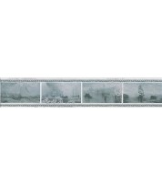 STG-B209-15016 | Бордюр Ньюпорт Корабли зеленый