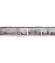 STG-C209-15010 | Бордюр Ньюпорт Корабли фиолетовый