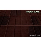 Композитная черепица MetroShingle Brown black