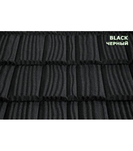Композитная черепица MetroWood Black
