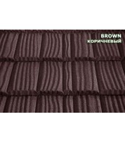 Композитная черепица MetroWood Brown