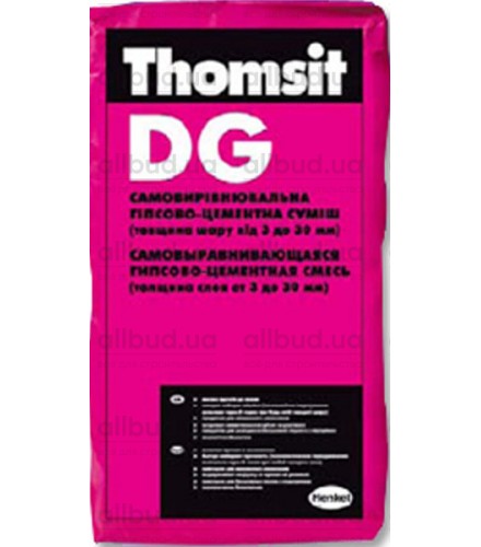 Самовыравнивающаяся гипсово-цементная смесь Thomsit DG