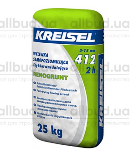 Смесь самовыравнивающаяся для пола KREISEL Fliess-bodenspachtel 412