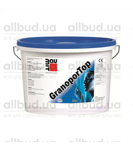 Штукатурка акриловая "короед" Baumit GranoporTop 2R, 25 кг