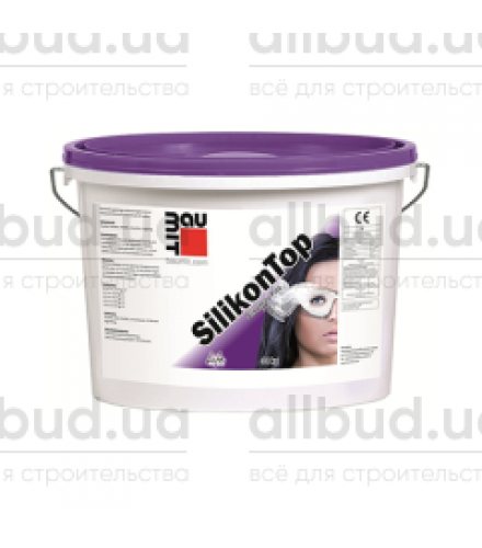 Силиконовая декоративная штукатурка Baumit SilikonTop "барашек" (1.5 мм)
