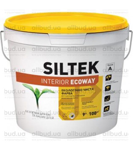 Краска эмульсионная экологически чистая Siltek Interior Ecoway