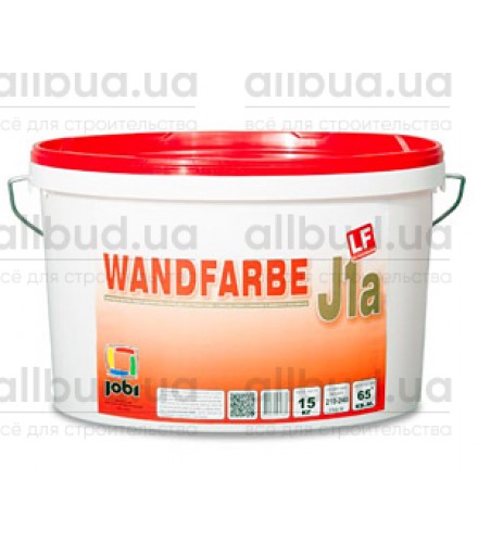 Белая матовая краска на акриловой основе Jobi Wandfarbe J 1A