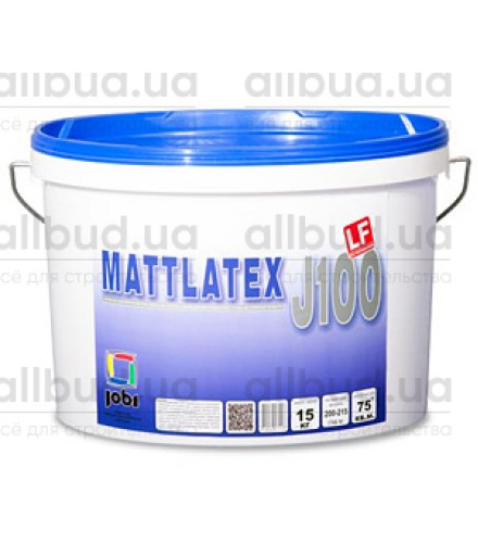 Краска белая вододисперсионная Jobi Mattlatex J100