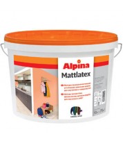 Краска водоэмульсионная матовая износоустойчивая Alpina Mattlatex