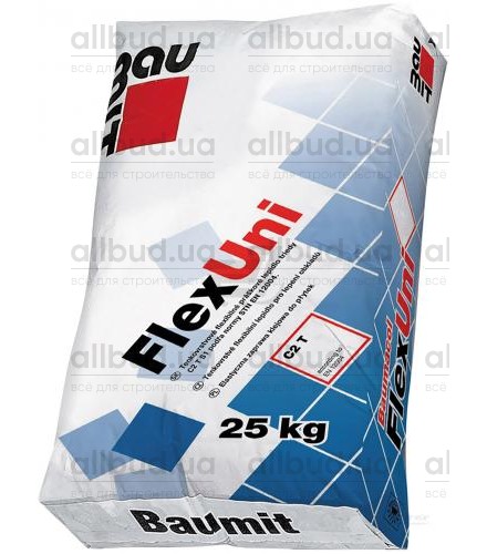 Клей эластичный Baumit FlexUni, 25 кг