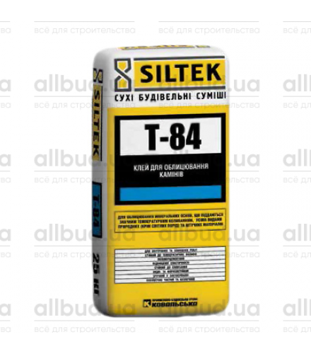 Клей для каминов Siltek Т-84, 25 кг