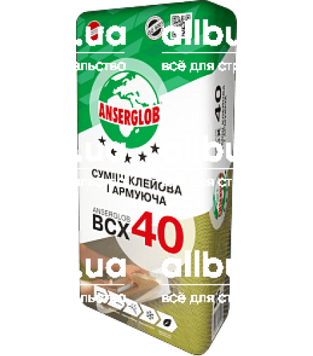 Смесь армирующая Anserglob BCX 40, 25 кг (зима)