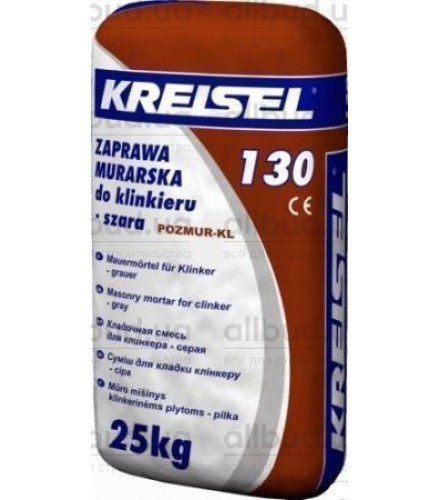 Кладочная смесь для клинкерного кирпича KREISEL Klinker-mauermortel 130