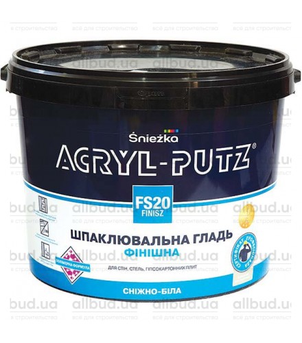 Акриловая шпаклевка Sniezka Akryl-Pytz Finish, 17 кг