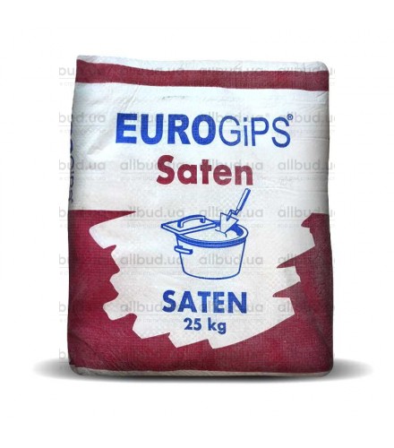Шпаклевка гипсовая EUROGIPS SATEN (Сатенгипс) 25 кг
