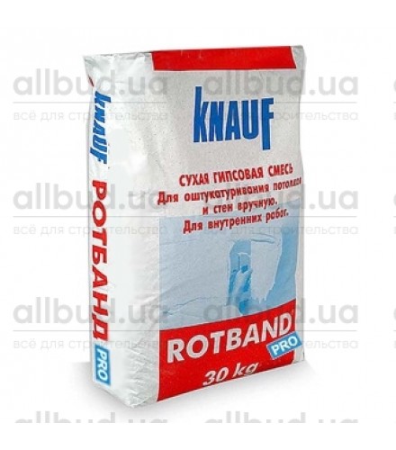 Универсальная гипсовая штукатурка KNAUF Ротбанд Про