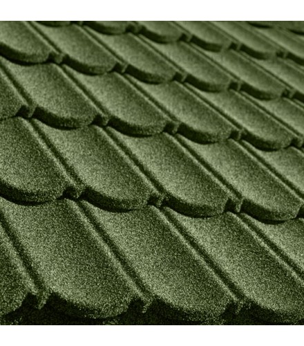 Композитная черепица "QueenTile Classic Green"