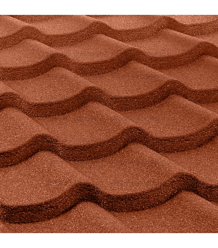 Композитная черепица "QueenTile Standart Terra-Cotta"