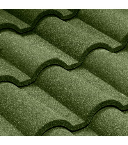 Композитная черепица "QueenTile Verona Green"