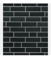 Клинкерный кирпич FARO чёрный с оттенком, гладкий, Roben
