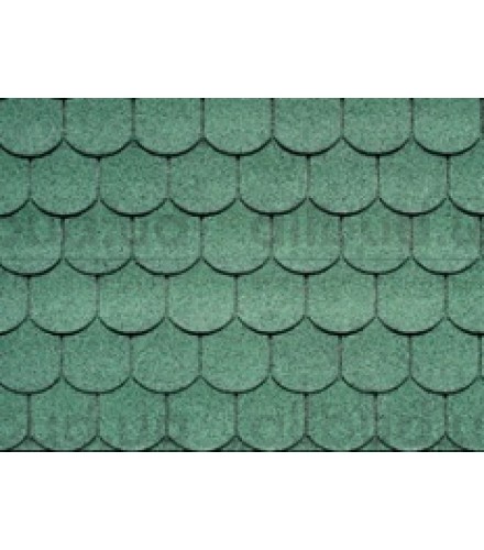 Битумная черепица IKO Superglass-Biber Forest green