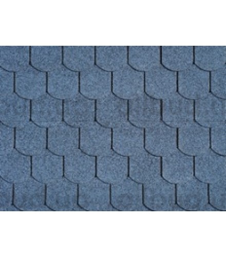 Битумная черепица IKO Superglass-Biber Marine blue