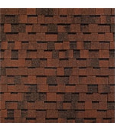 Битумная черепица Top Shingle Premier Красно-коричневый