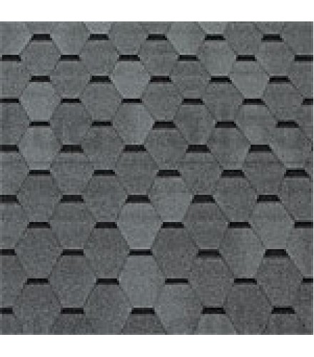Битумная черепица Top Shingle Smalto Серый с тенью