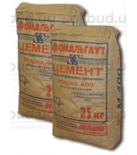 Цемент М400 Э ПЦ l l/Б-Ш   (25 кг) Фомальгаут-Полимин